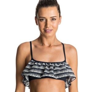 ROXY GIRL TRIBAL MAZE- FLUTTER BIKINI TOP